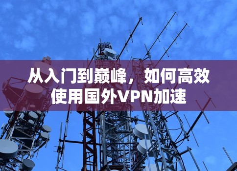 从入门到巅峰，如何高效使用国外VPN加速